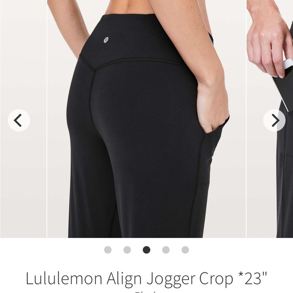LULULEMON ALIGN JOGGER CROP 23” SIZE 12 - Picture 7 of 7